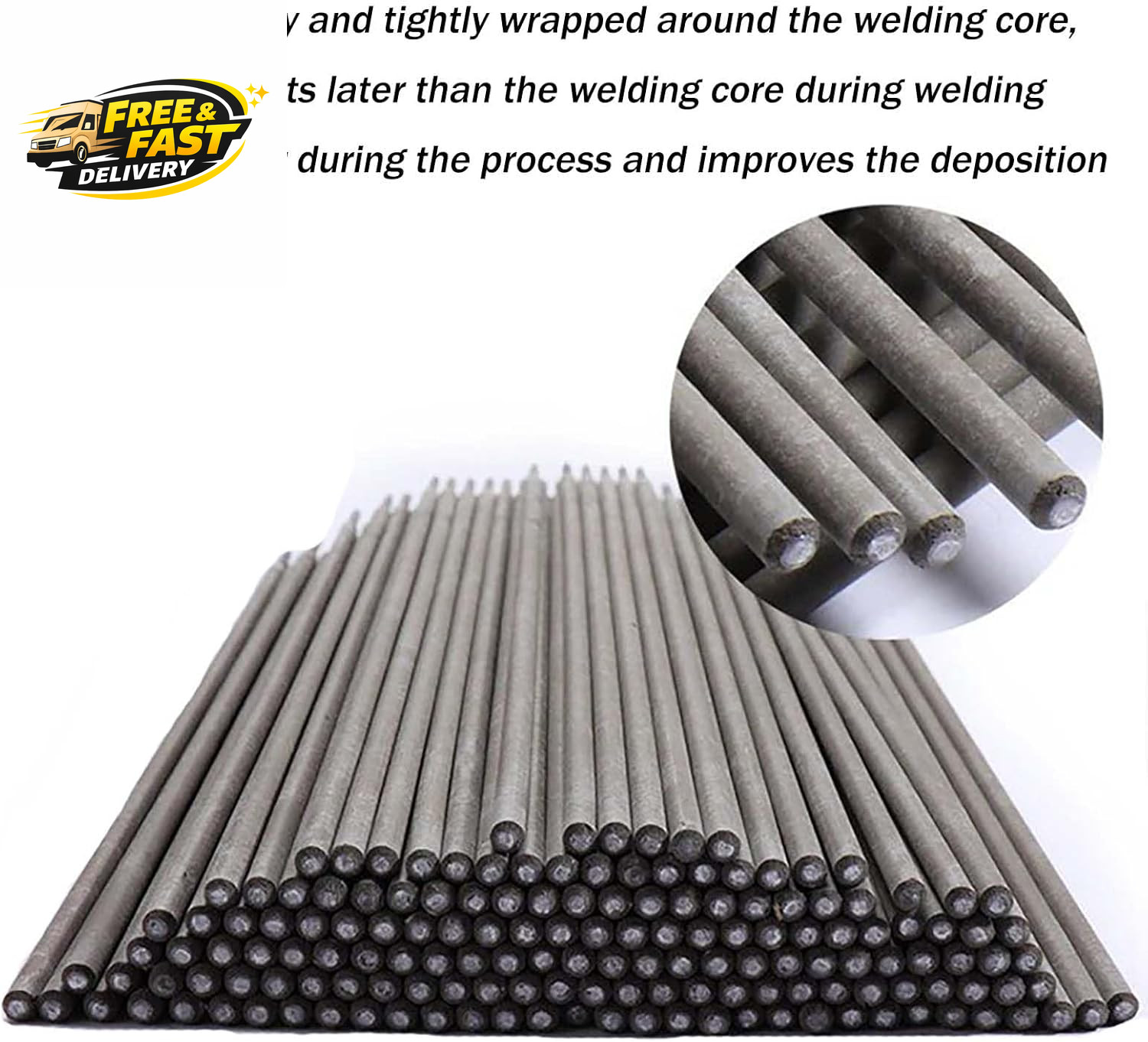 50PCS J422 Welding Rods 1.8Mm, Mild Steel Electrodes, All Position Stick Rods,