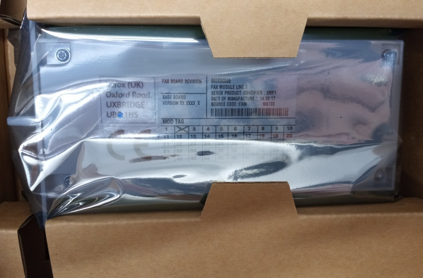 NEW Open Box Xerox 1 Line CIF FAX 34 KIT 497K16430 N2156 C9