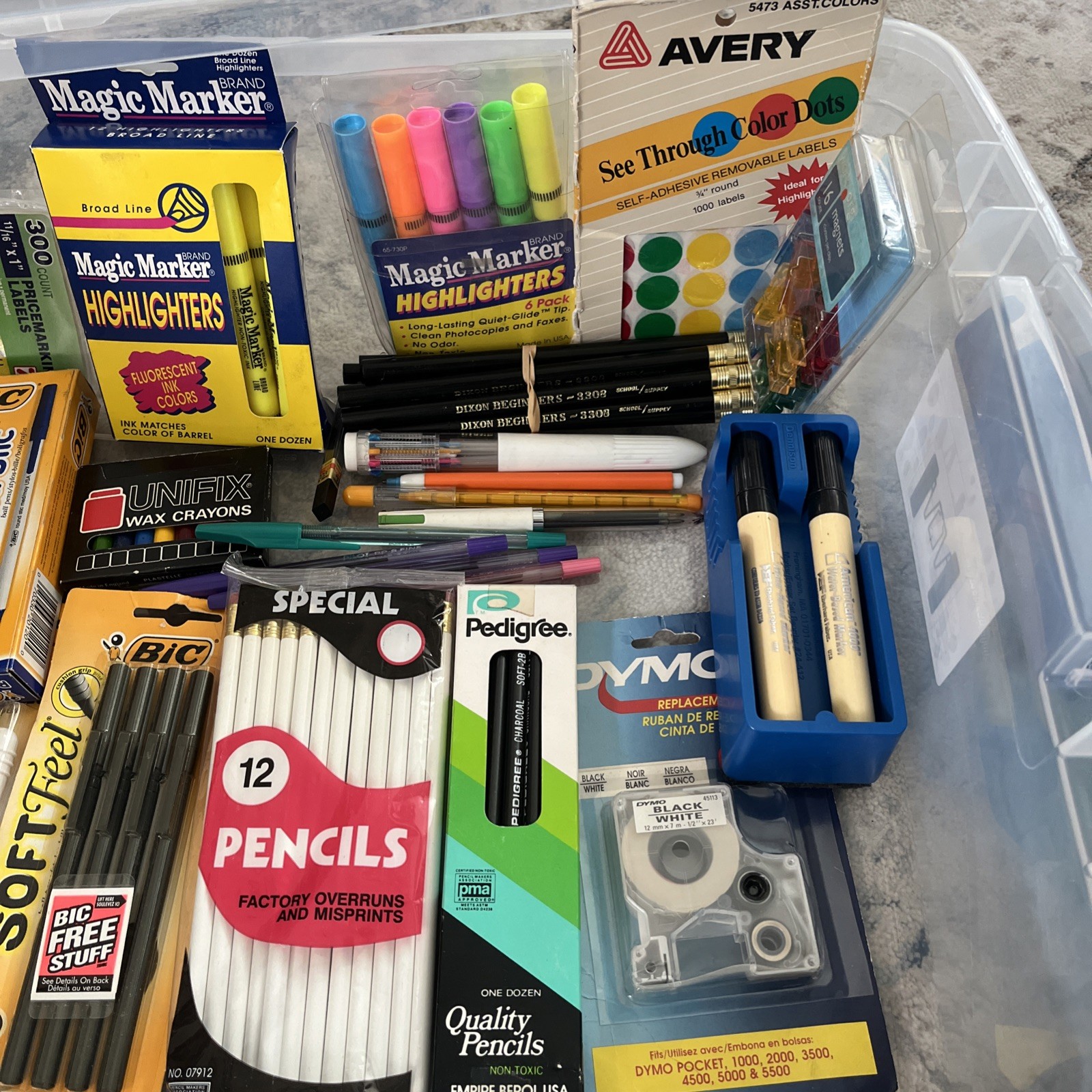 Mixed Lot Of Office Supplies – Mostly Vintage