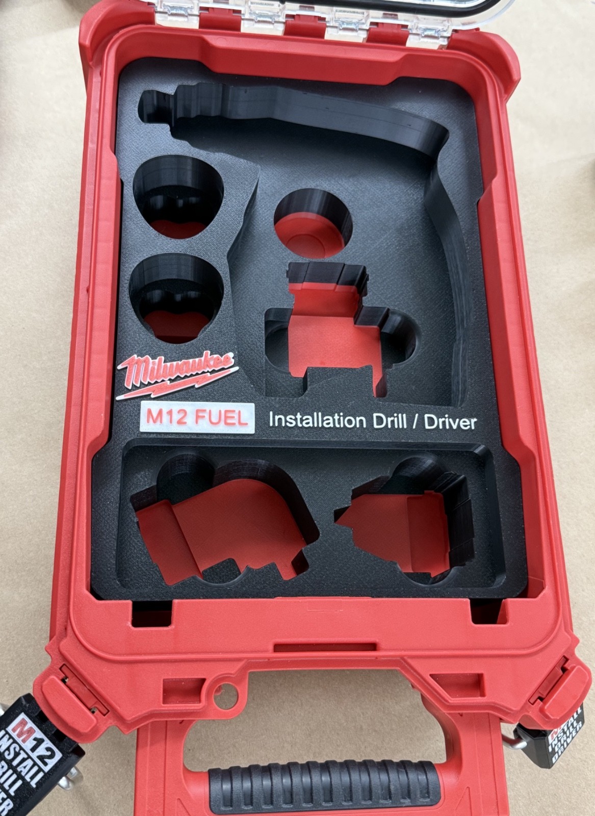 M12 Fuel Installation Drill Driver 2505-Compact Packout 48-22-8435 (insert only)