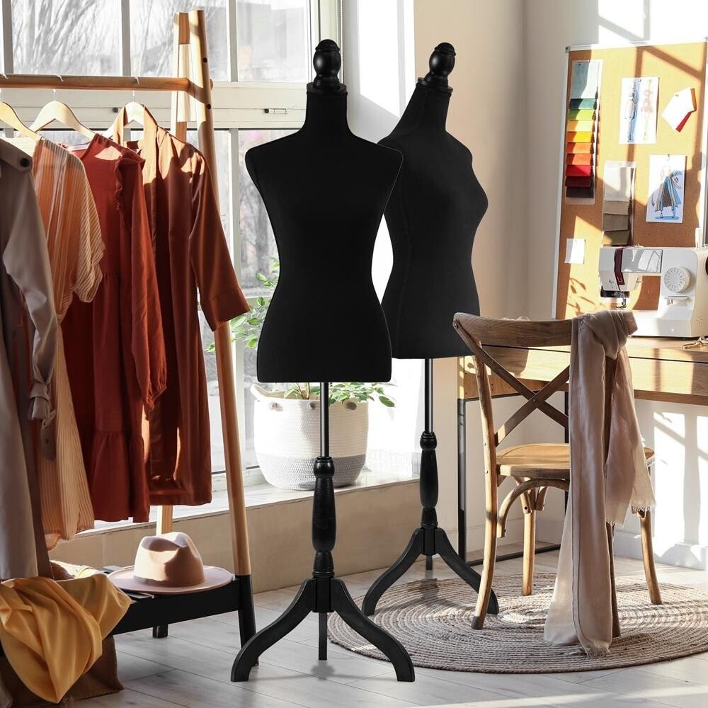 SereneLife Female Dress Form Mannequin Torso Display Mannequin Body, Adjustable