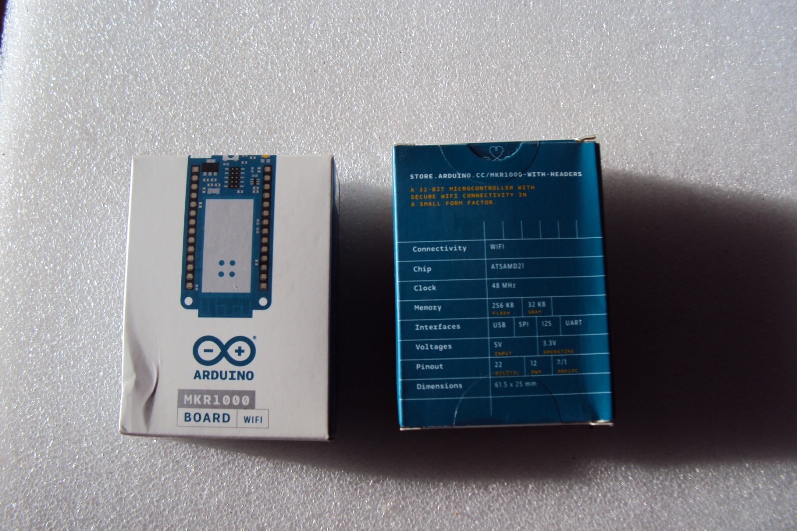 Arduino MKR1000 BOARD WIFI , 48 WHZ , 5/3.3 V , 256/32 KB , (PK/2)