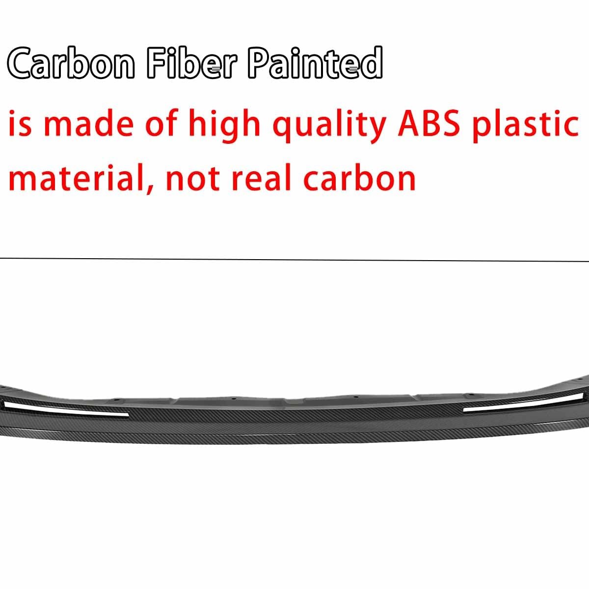 Front Bumper Lip BMW G80 M3 G82 G83 M4 2021-2026 Carbon Fiber Painted