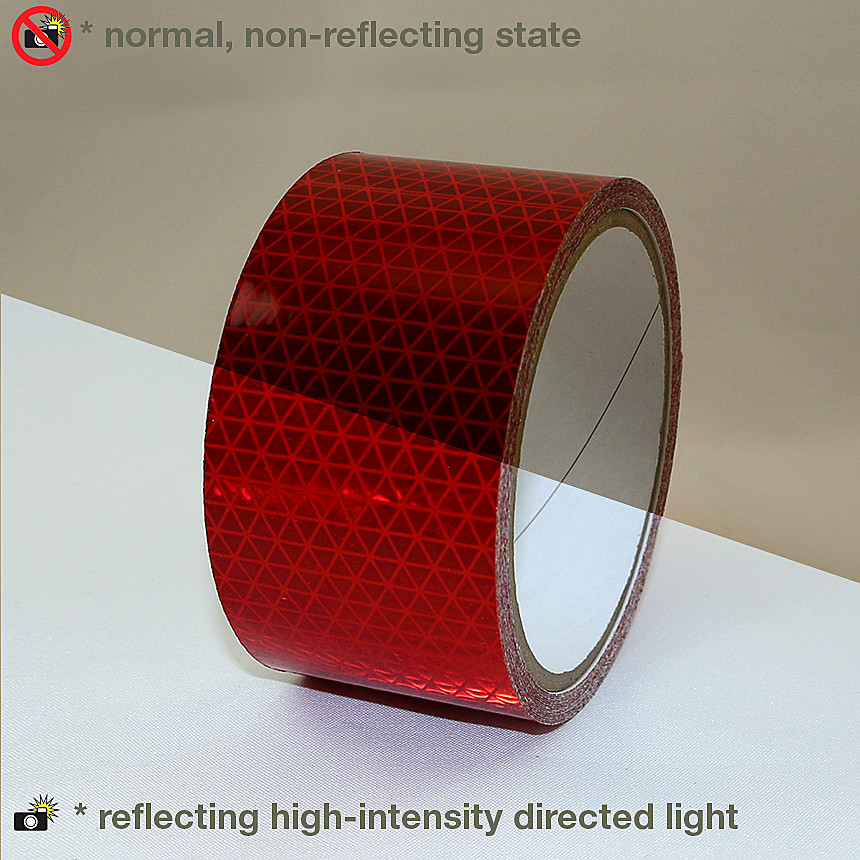Oralite V92-DB Conspicuity Tape: 2 in. x 15 ft. (Red)