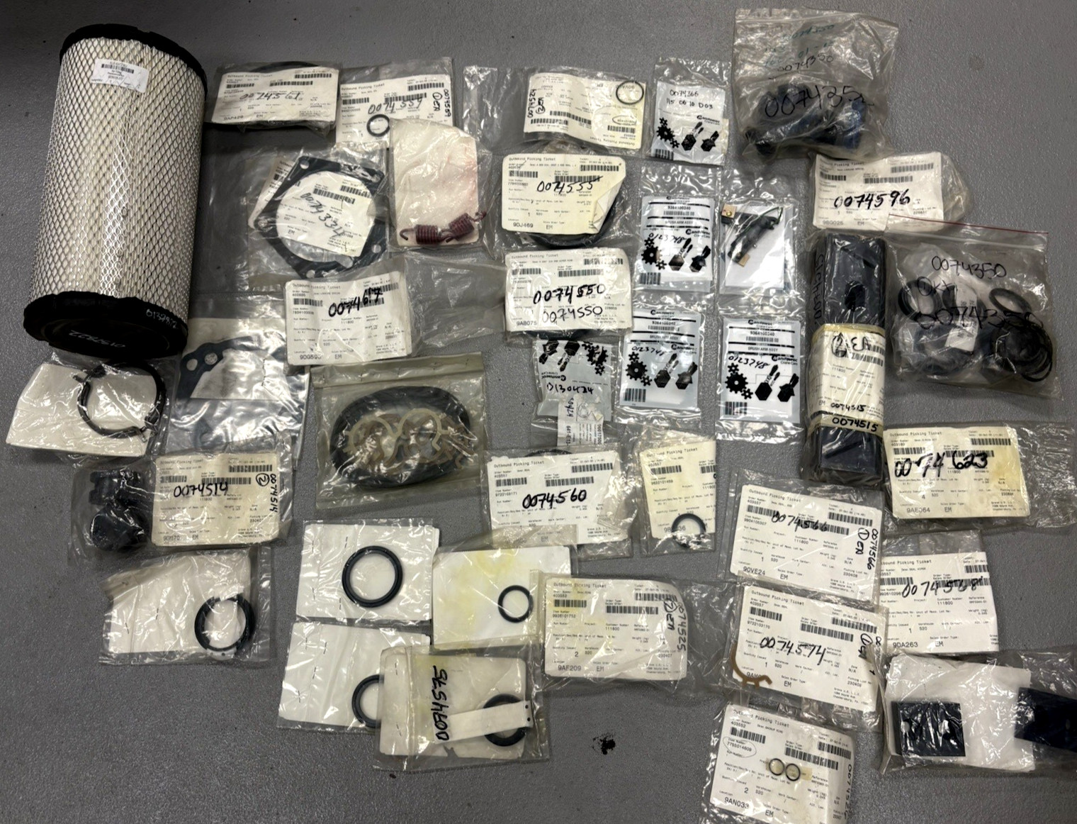 HUGE LOT OEM Manitowoc Grove CRANE WHOLESALE PARTS , FILTER, BRUSH ARM & MORE !