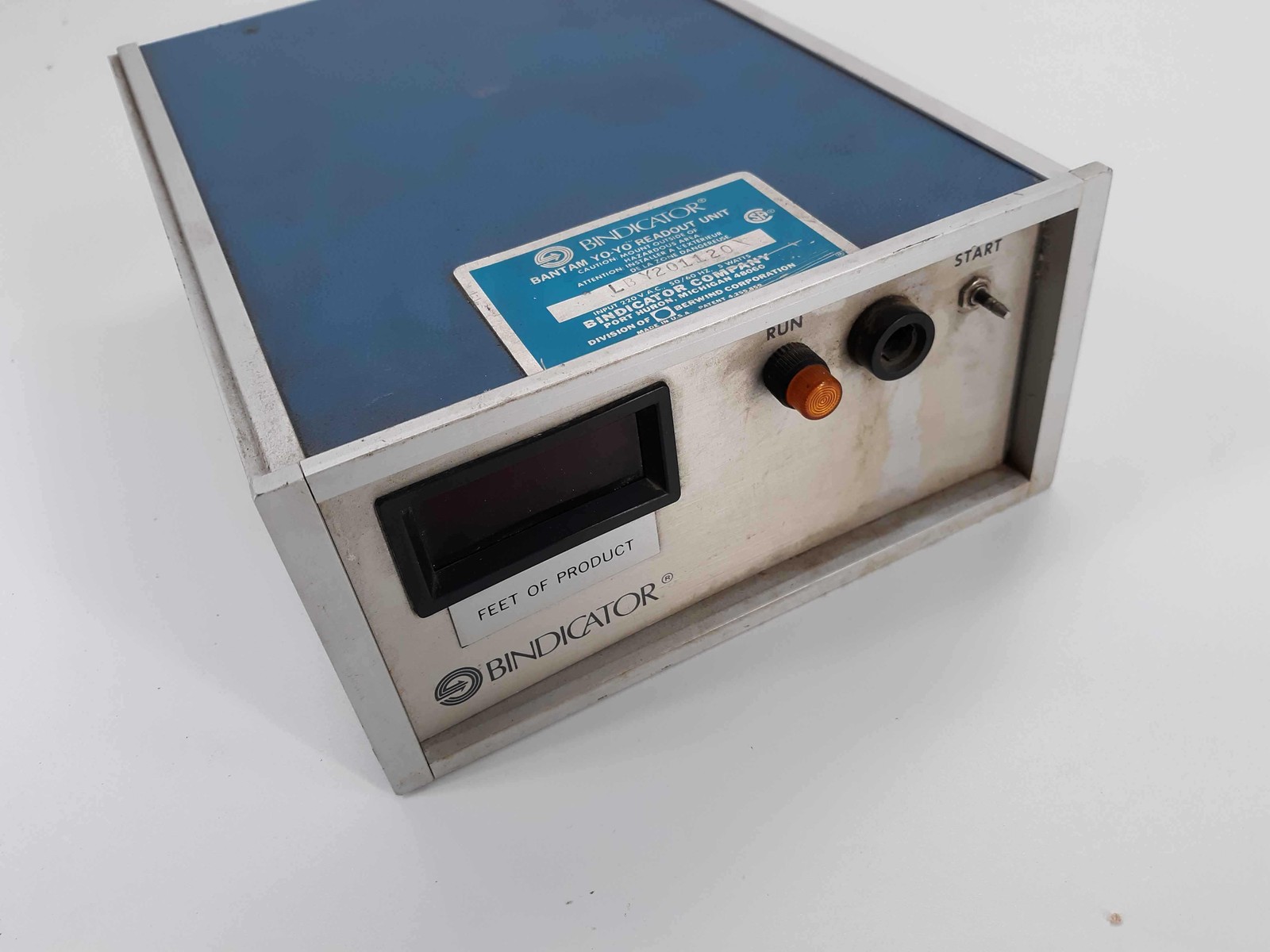 Bindicator LBY201120 Bantam YO-YO Readout Unit 220VAC 5W