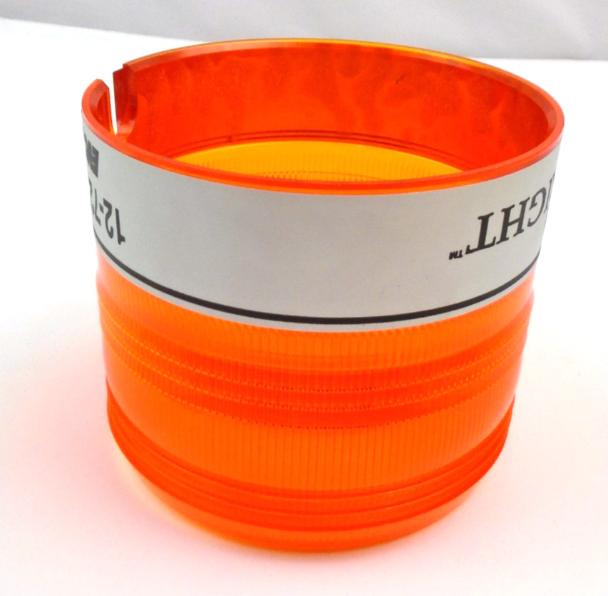 Star 35-911LA Model 911 StarBright Amber Strobe Light 12-72VDC Warning Beacon