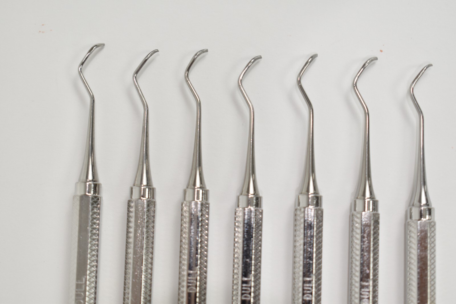 SEVEN Hu-Friedy Dental Curettes # SC13/14 Double Ended with #2 Handles