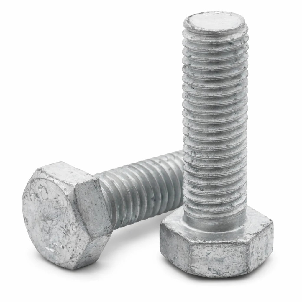 BULK BOX! 5/8″-11×1″ Hex Bolts A307 Grade A Coarse HDG 400pcs