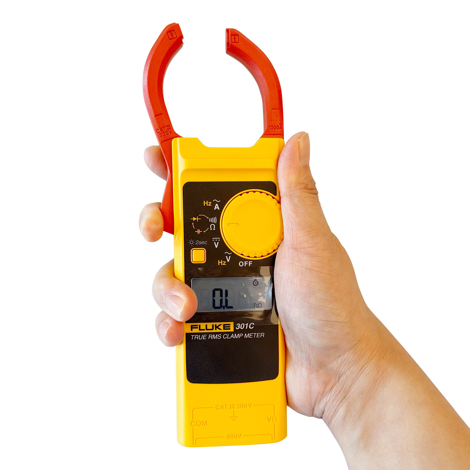 Fluke 301 Series Clamp Meter AC Current AC/DC Volt Voltage/Current Frequency Ω