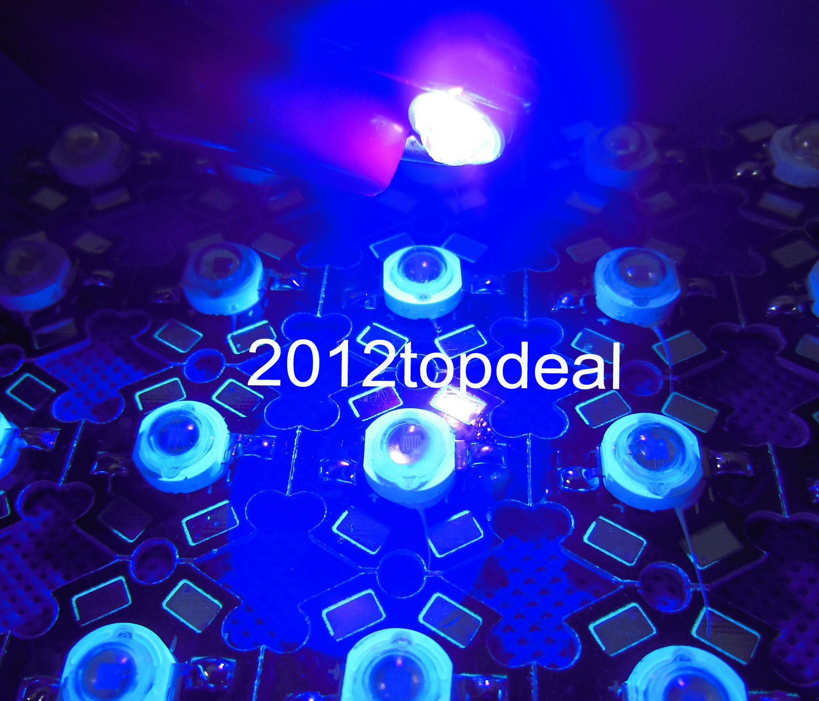 10pcs 3W High Power ULTRA VIOLET UV LED 395-400nm Aquarium on 20mm star base
