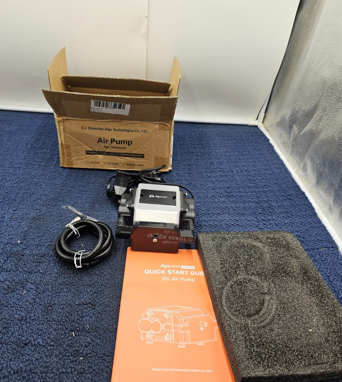 Algolaser ALAP-30L1.0 30L Pump Assist Auxiliary Engraver AC120V/60Hz 40W 30kPa