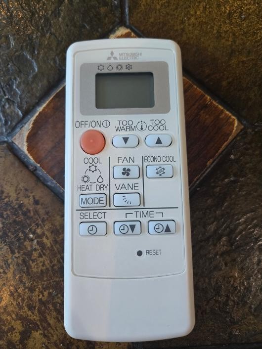Mitsubishi Electric MS16A U01A05426 OEM Remote Control Mini Split