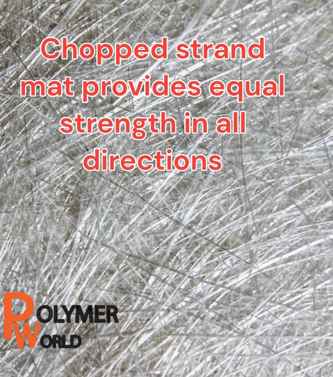 Polymer World Fiberglass 1.5X50X3 Yard Chopped Strand Mat for Boat, Automobiles