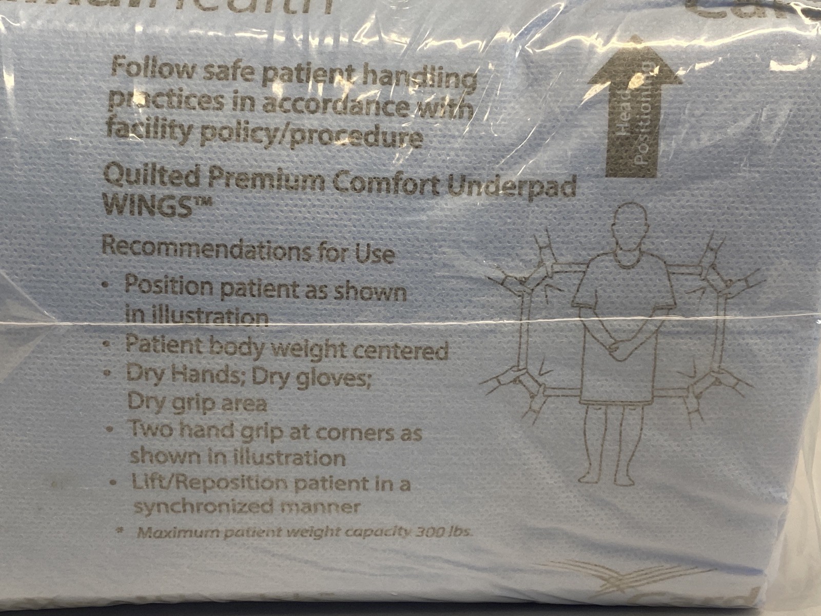 (10/Pk) CARDINAL HEALTH Wings Quilted Premium Comfort Underpads 30×36” P3036C
