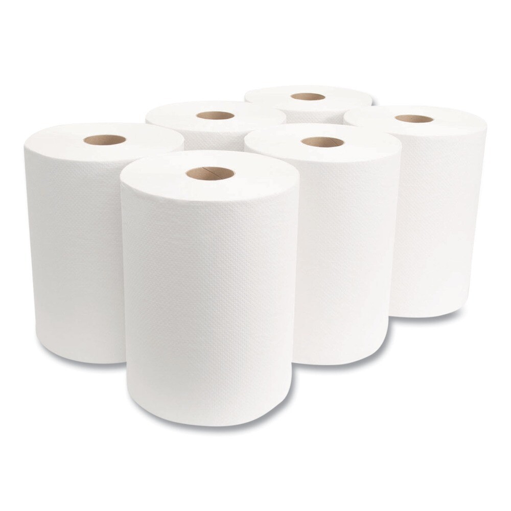 Morcon Paper W106 1-Ply 10″ x 800 ft. 10″ Roll Towels – White (6/Carton) New