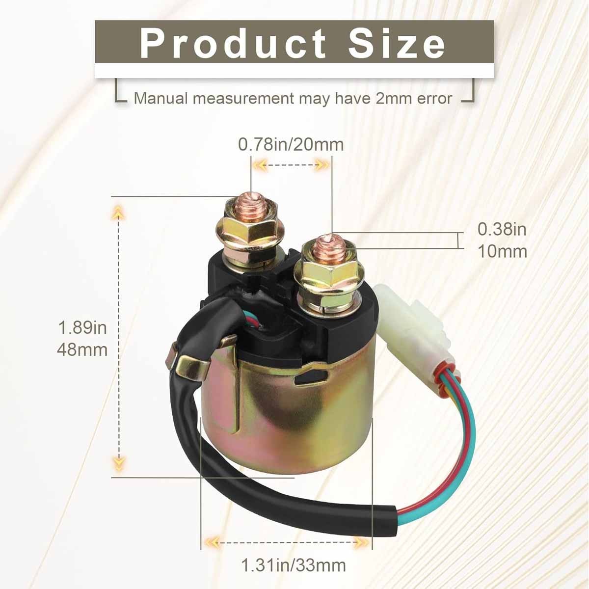 Rancher 420 Starter Solenoid Relay for Honda TRX420 Rancher 420 2007-2014 TRX350