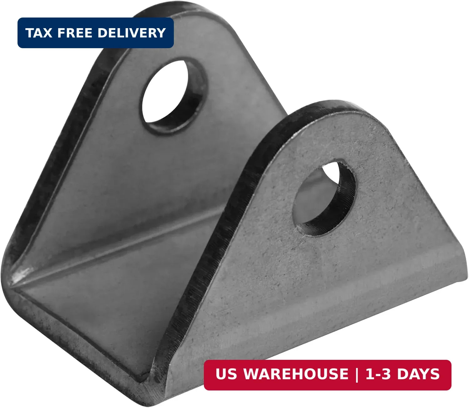 4 Pack Weld On Shock Absorber Mount Bracket for Suspension, 1-1/2″ Width | for M