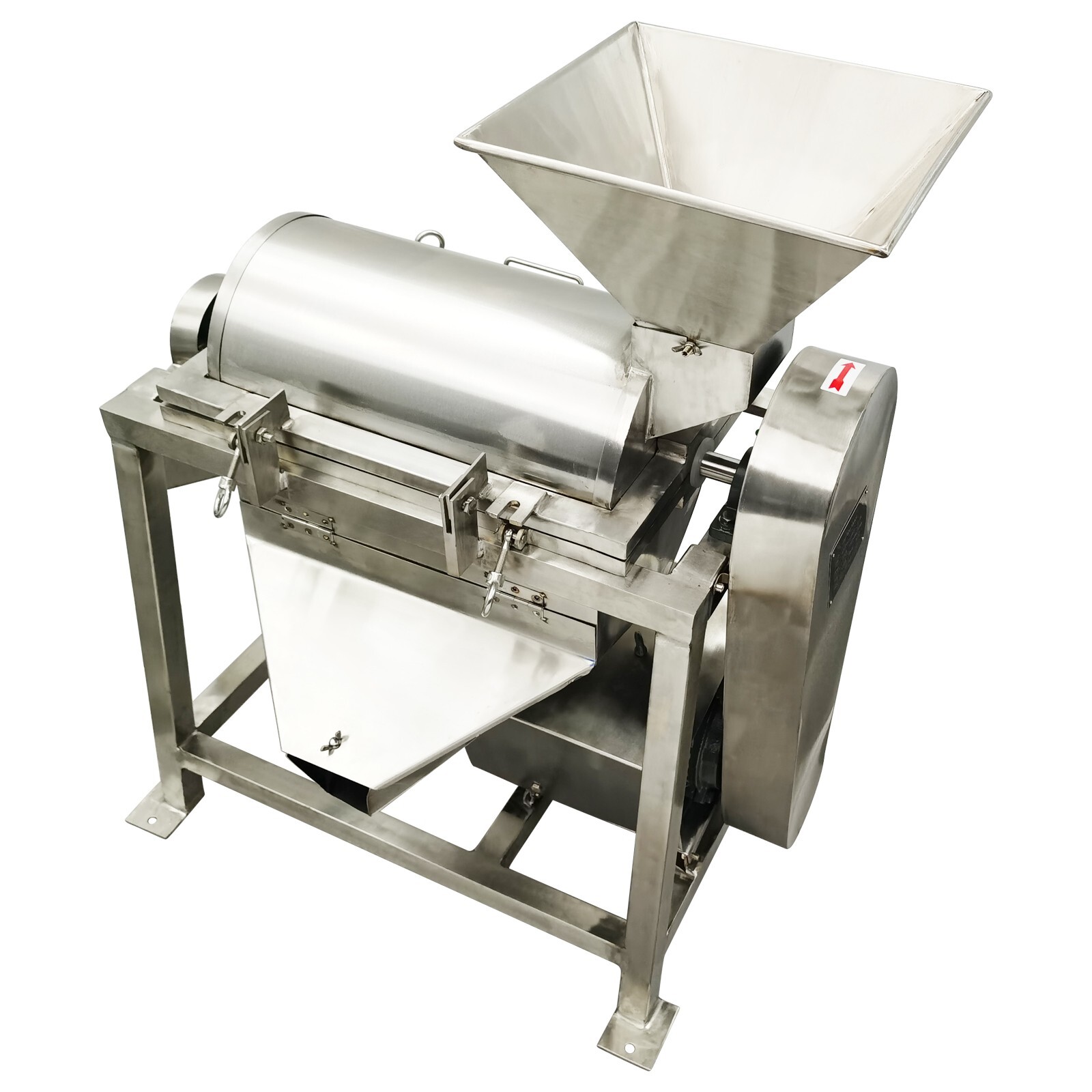 220V 3PH 2.2KW Automatic Spiral Fruit＆Vegetable Crushing Beating Machine 0.5T/H