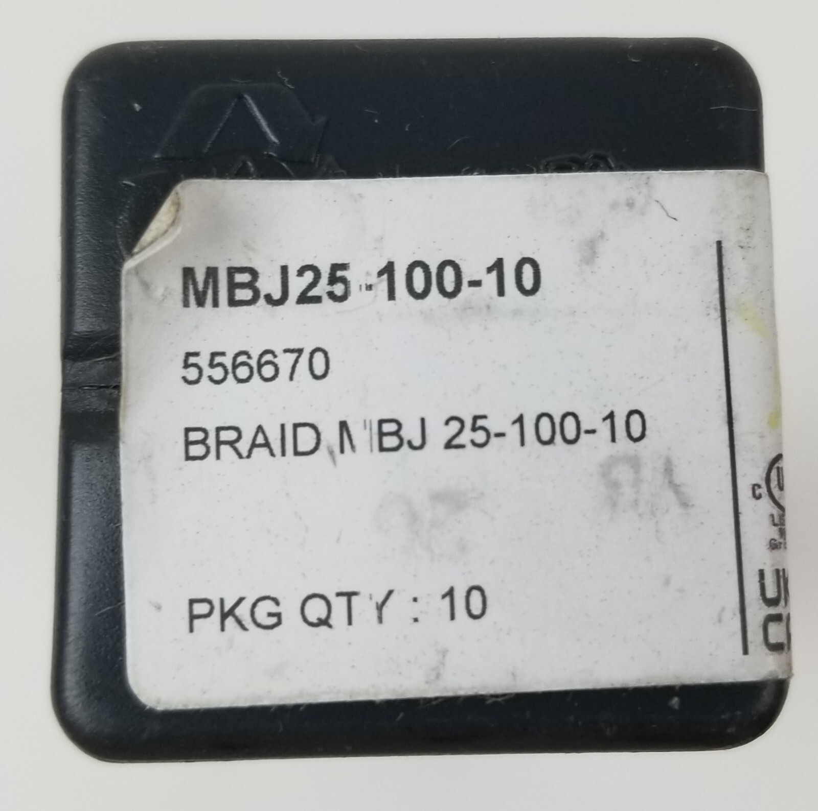 10 nVent MBJ25-100-10 556670 99GF Grounding Bonding Braid 150A Tinned Copper NEW