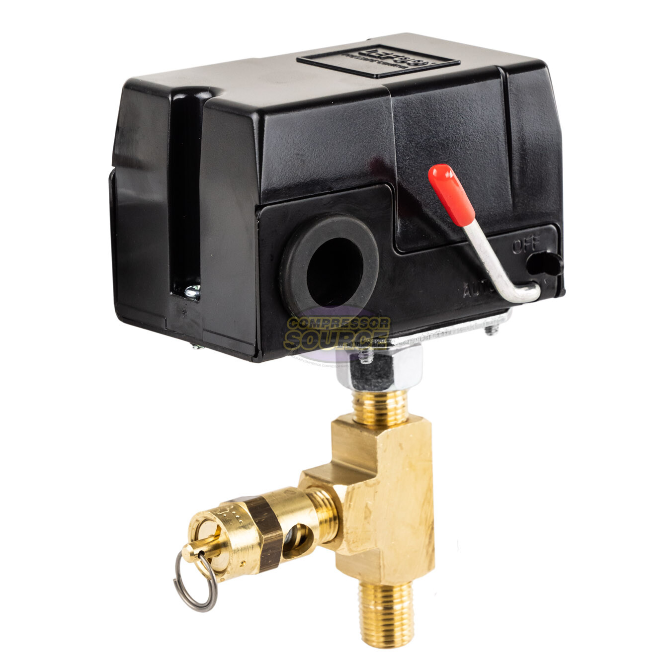 Replacement Pressure Switch Craftsman Air Compressors w/ Relief Valve 95-125 PSI