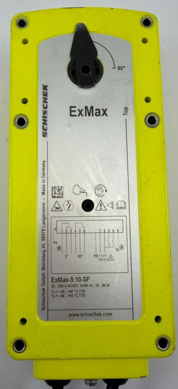 SCHISCHEK EXMAX-5.10-SF 1/4 TURN ACTUATOR – EXPLOSION PROOF ROTARY 24V/230V