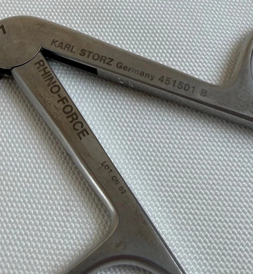 Karl Storz 451501B GRÜNWALD-HENKE Rhino Force Size 1 Upturned 3.5mm Through Cut