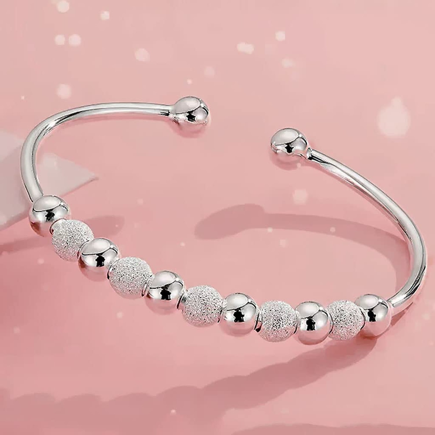 Sterling Silver Bangle Bracelets for Women, Handmade Bracelet for Women, Grea…