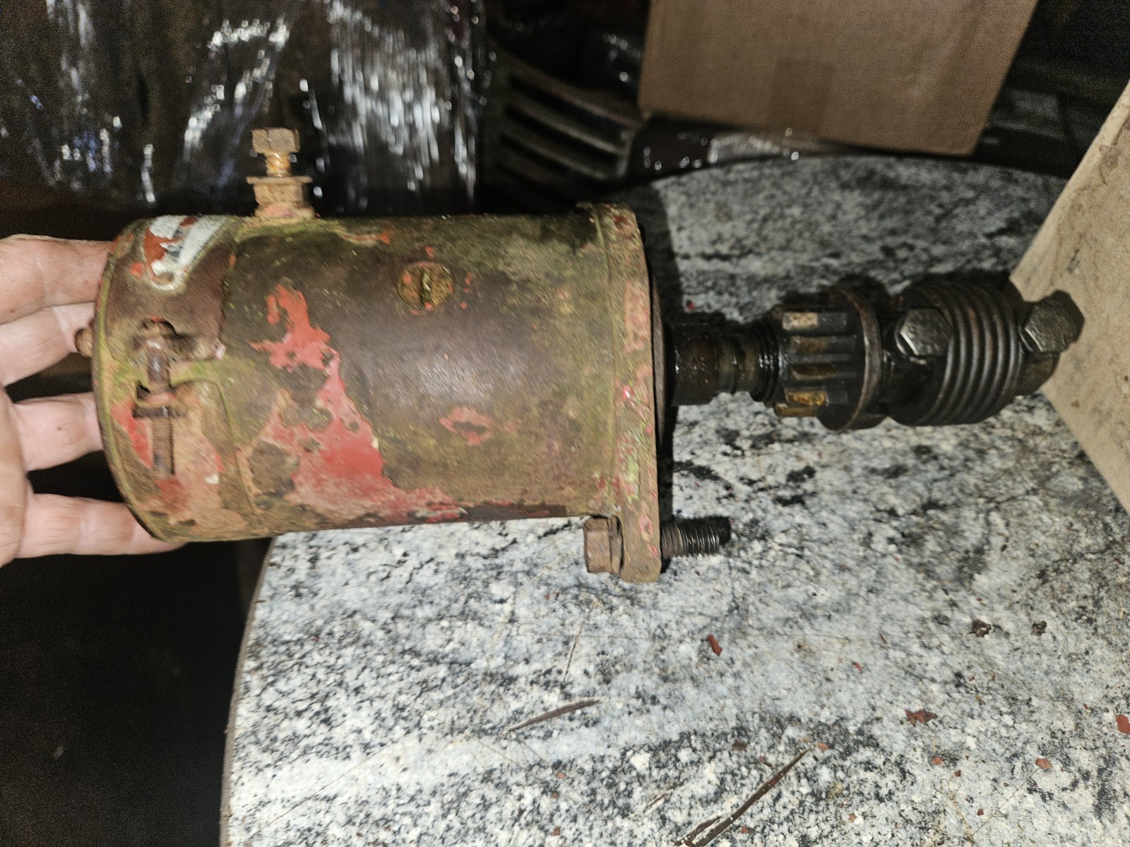 Massey Harris 81 22 Tractor 6V starter MH Auto Lite #MZ4072 WITH Bolts Tested