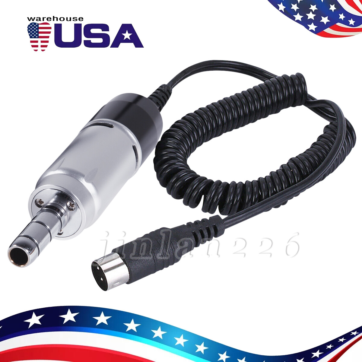 Dental Micro Motor E-Type Connector High Speed Handpiece Standard 35K rpm US