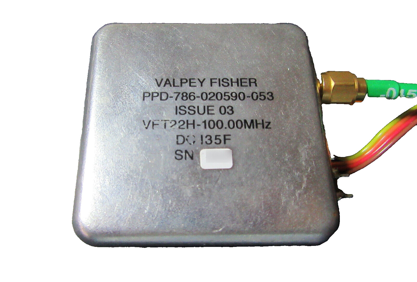 Valpey Fisher Crystal Oscillator VFT22H-100.00MHz PPD-786-020590-053 Issue 03