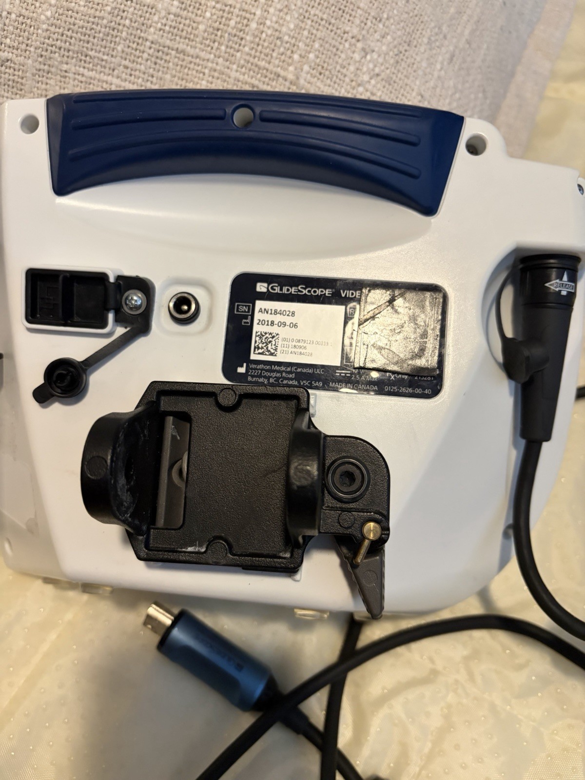 3x GlideScope Monitors w/ Camera Probe Parts/Repair Tested