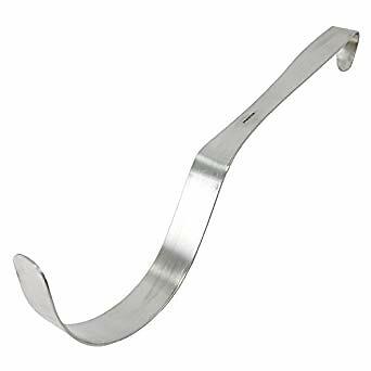 DEAVER Retractor, 7″(17.8 cm), Blade 3/4″(1.9 cm), Inward Hook Handle, Premium