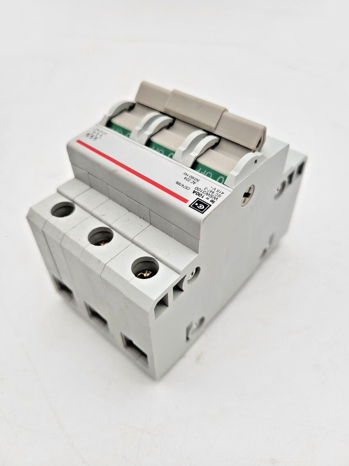 Cutler Hammer WSW3100 Switch Disconnector Circuit Breaker 100 Amp 3 Pole 415 VAC