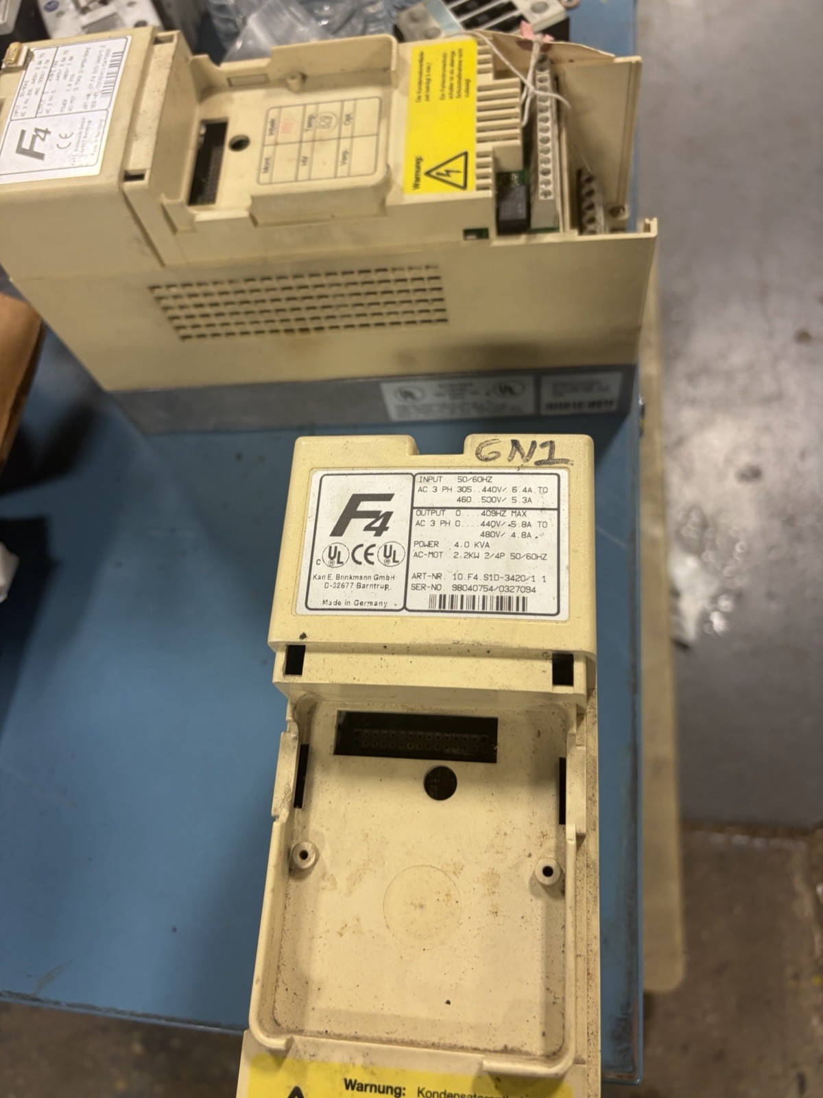 KEB Frequency Converter, 2,2 kW 10.F4.S1D-3420 V1.1 USED