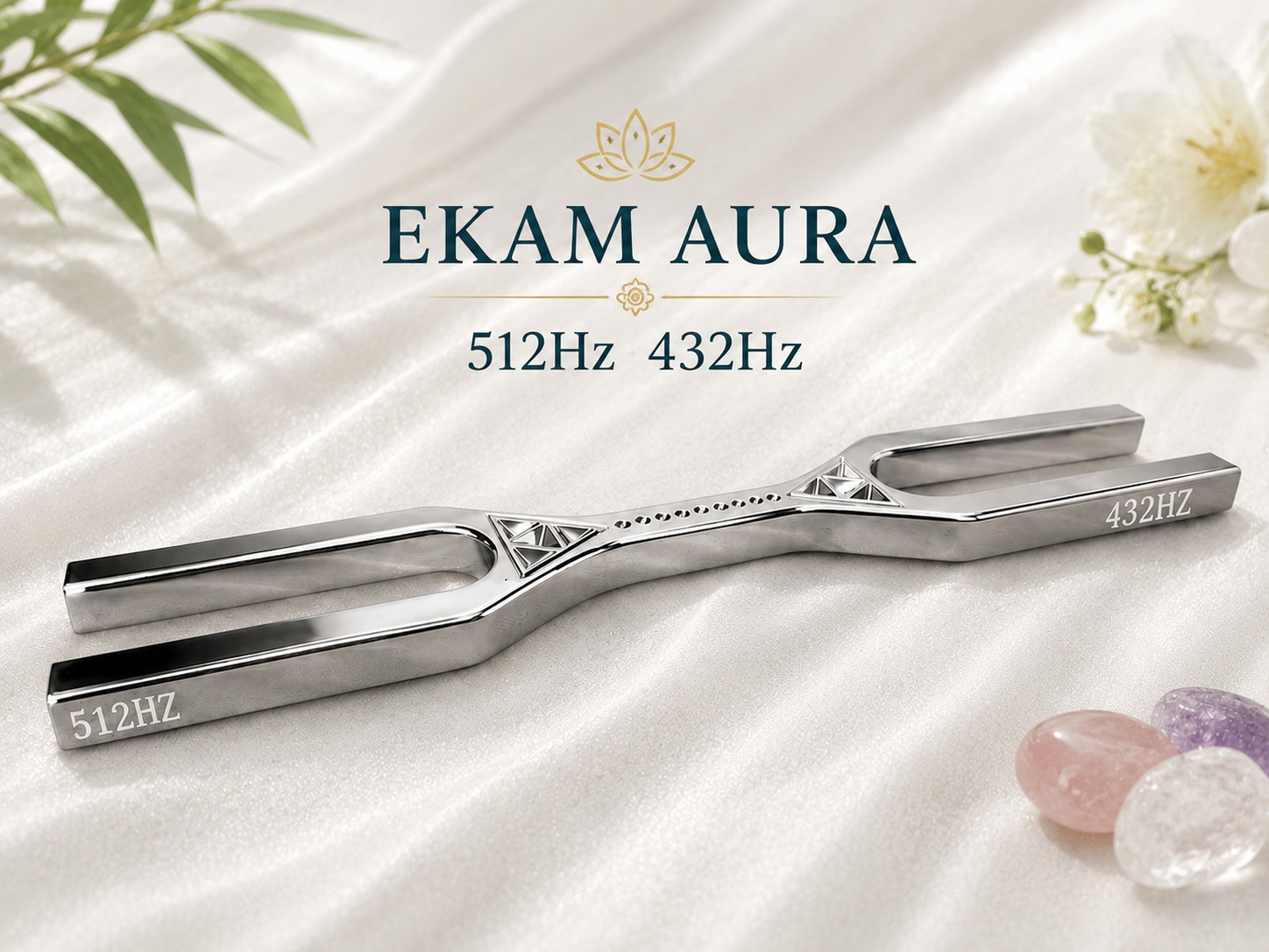 Premium DNA Key 852 Hz / 963 Hz Dual Side Giant Tuning Fork
