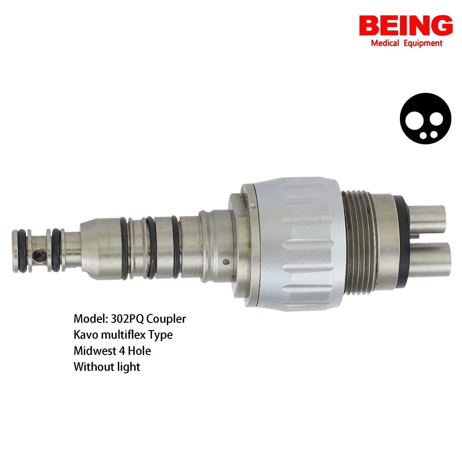 Kavo Multiflex Type Coupler 465RN 4 Hole 6 Pin High Speed Handpiece LED Coupling