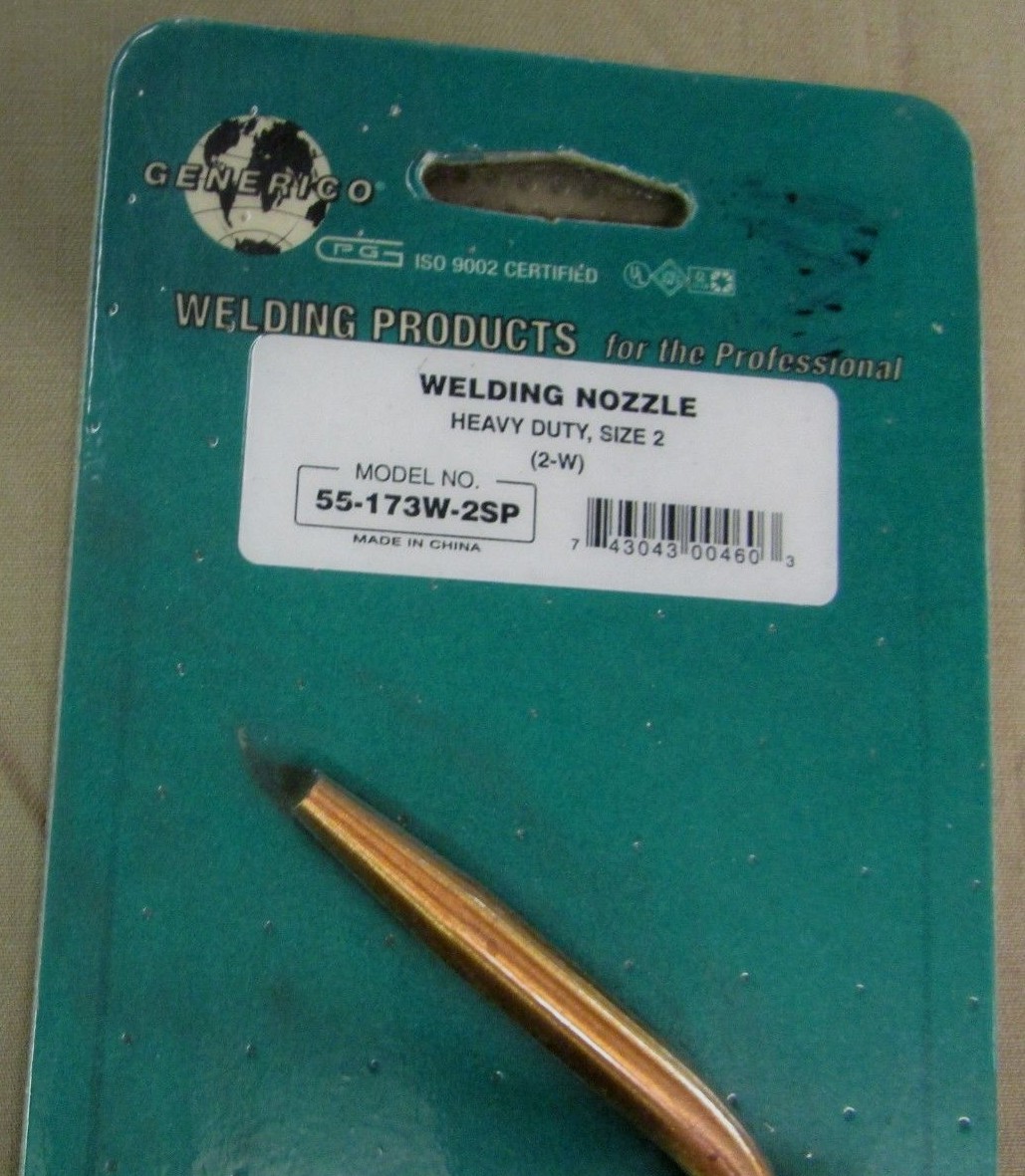 Generico Genstar Heavy Duty Welding Nozzle 55-173W-2SP Size 2 (2-W)