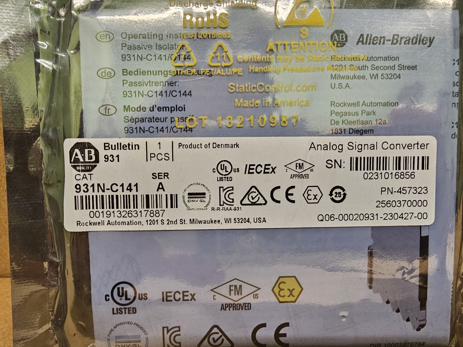 Allen-Bradley 931N-C141 Analog Signal Converter