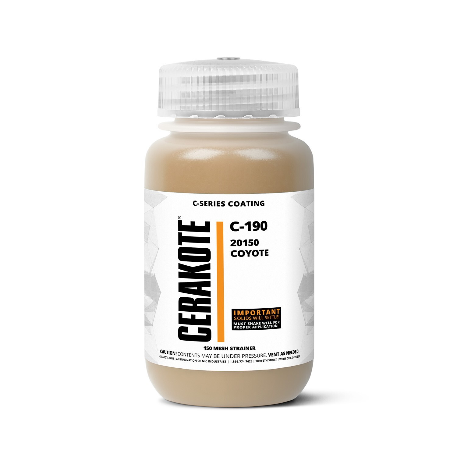 CERAKOTE® C-SERIES Air Cure Ceramic Coating C-190 20150 Coyote (4oz)