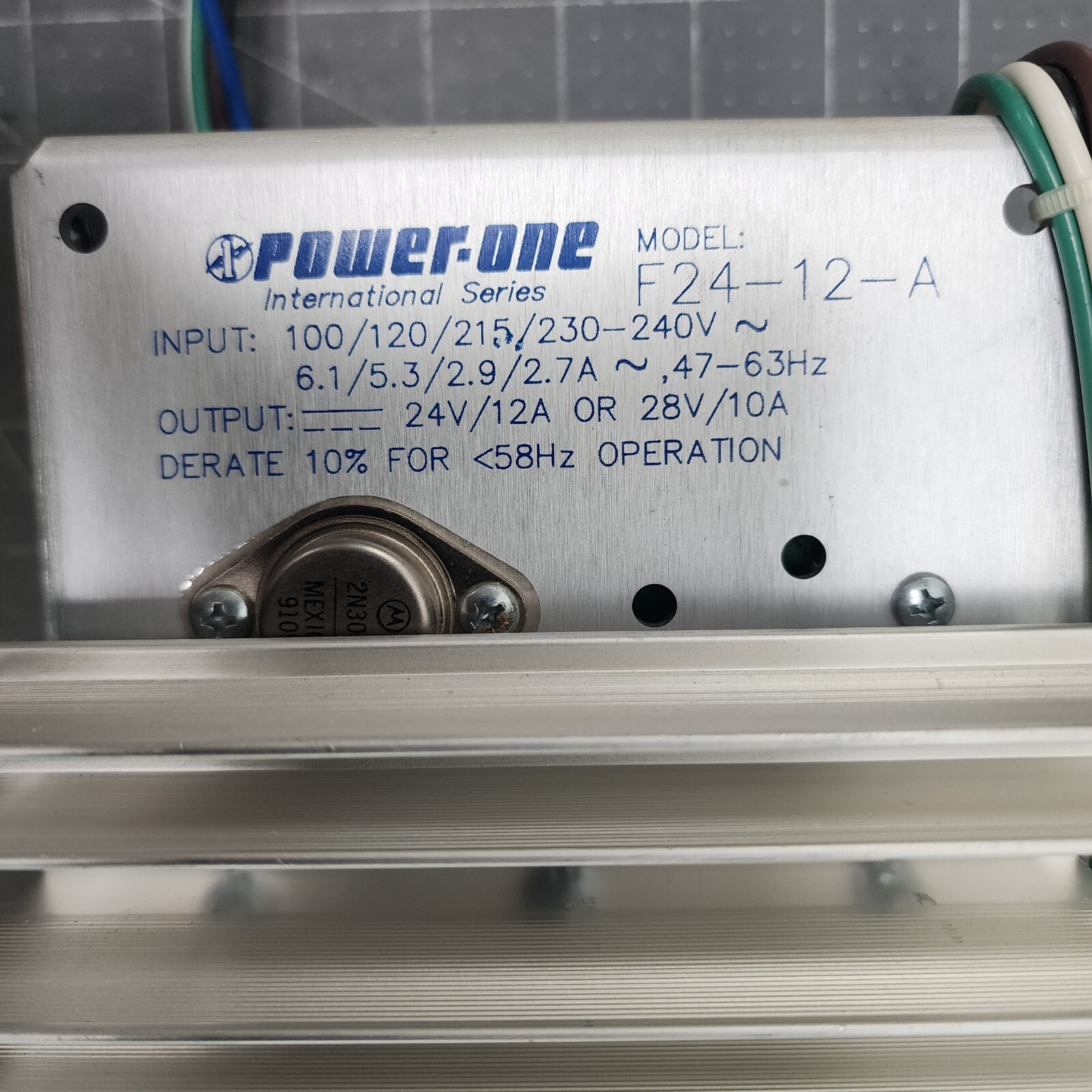 Power-One F24-12-A 24/28V 12A Output Transformer 120/230VAC Input [B0S4]