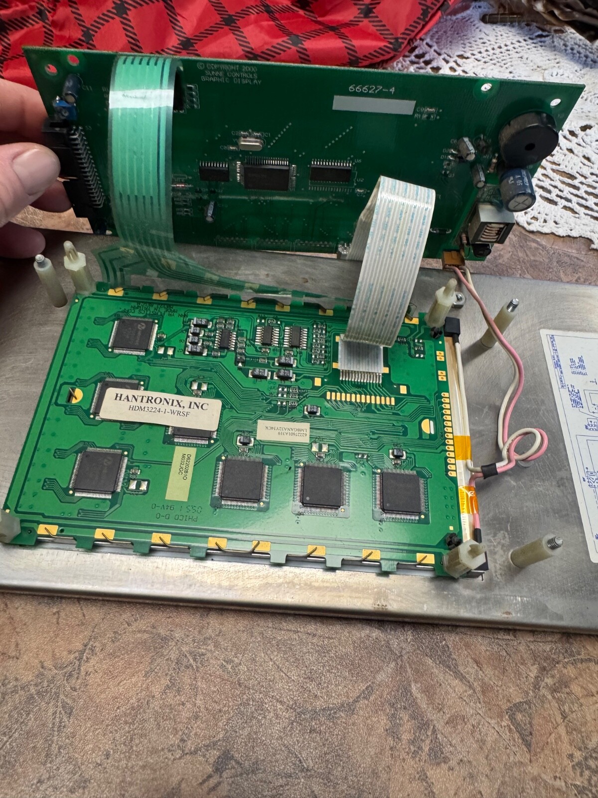 Lang Commercial Oven Part Front Control Panel Computer Board Used Tested Works