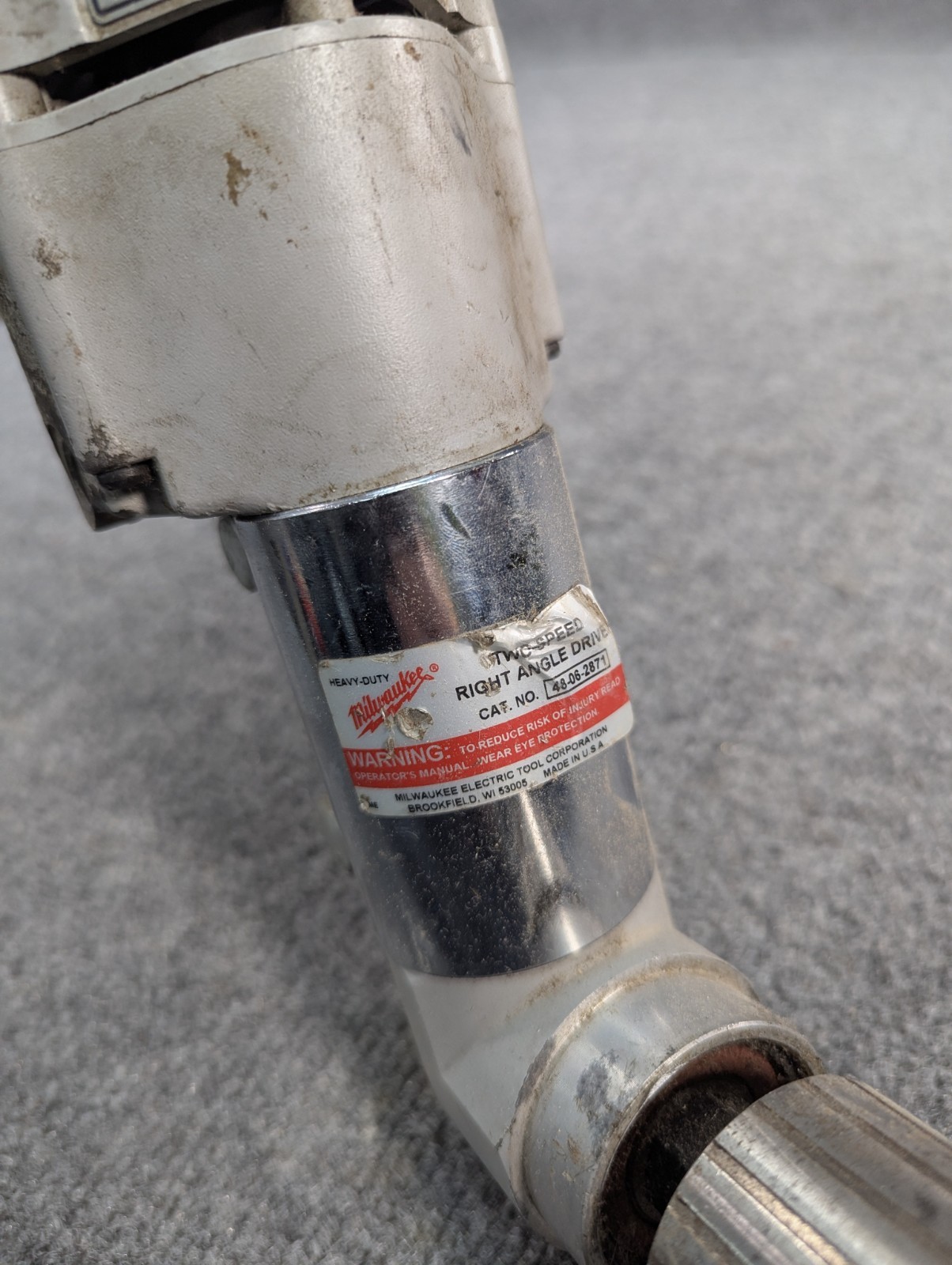 Milwaukee 1107-1 Right Angle Drill