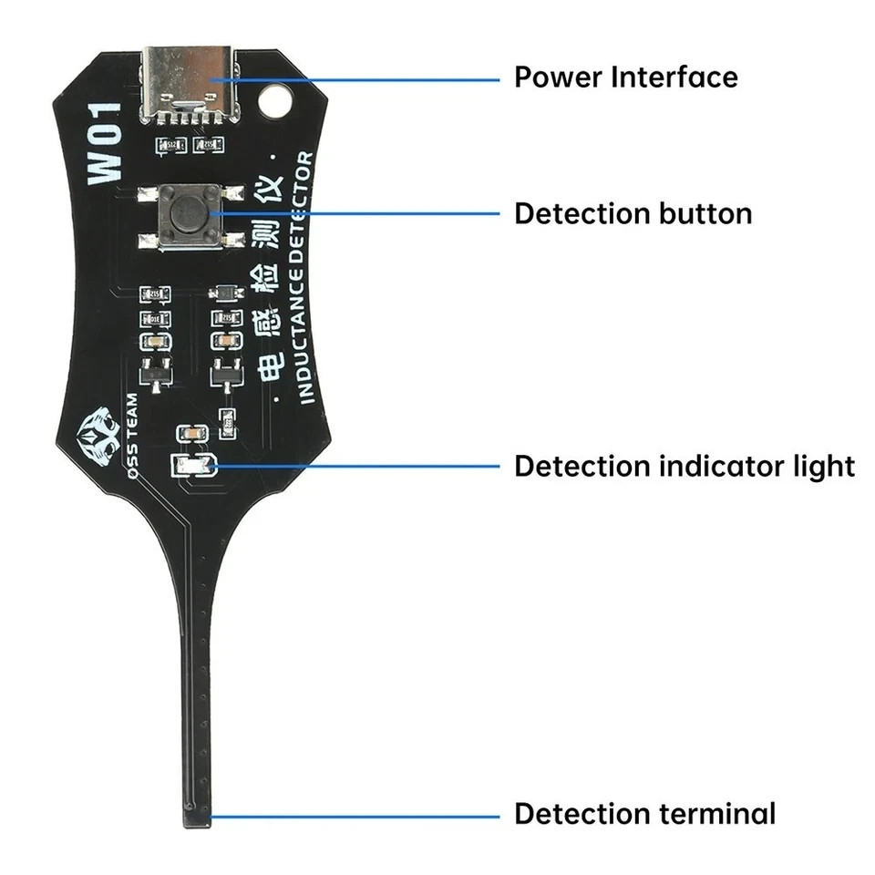 Universal Inductance Tester W01 Inductor Detectors With Compactly Construction ✅
