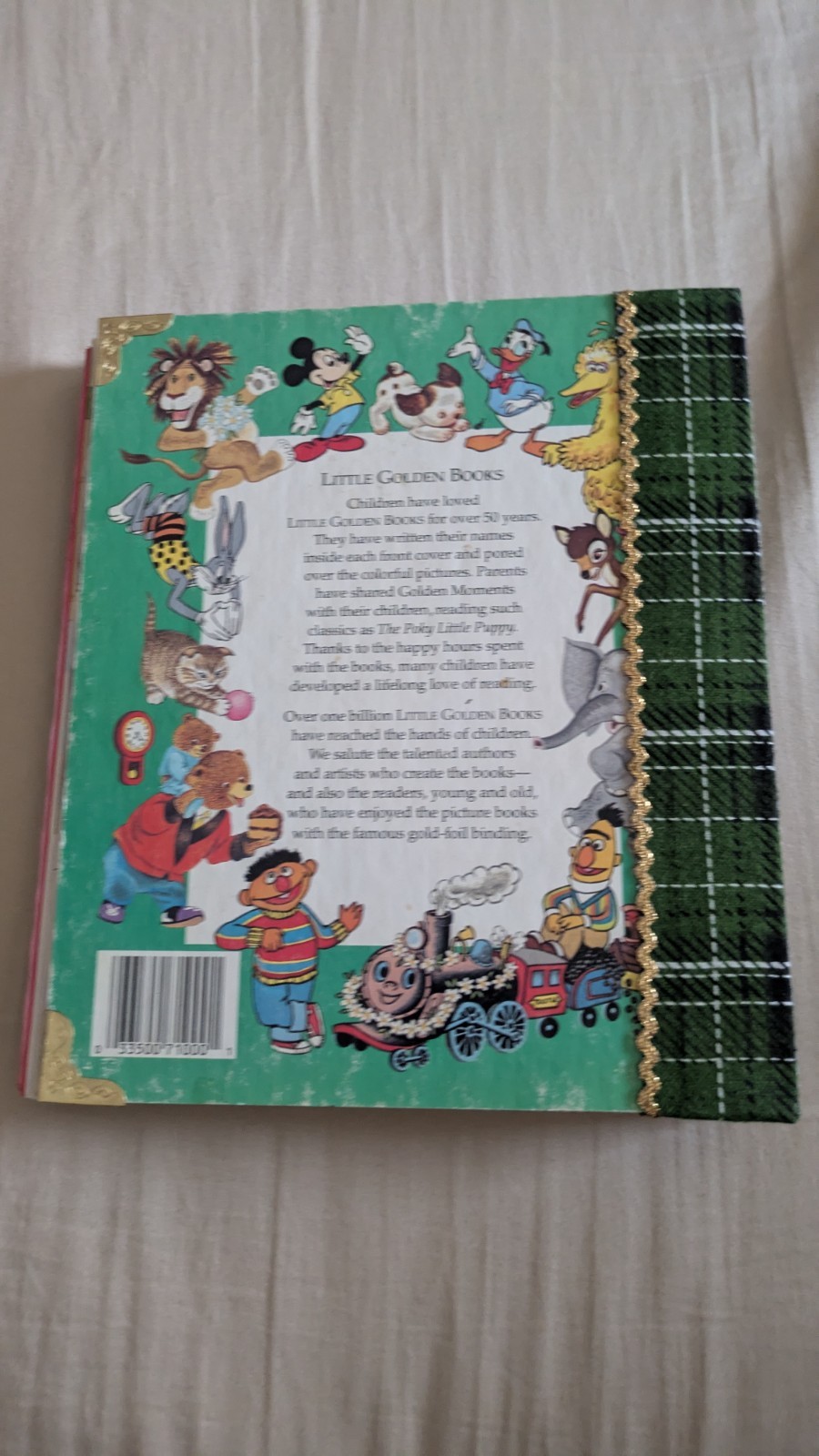Christmas Junk Journal, story intact, pink and yellow, upcycled,