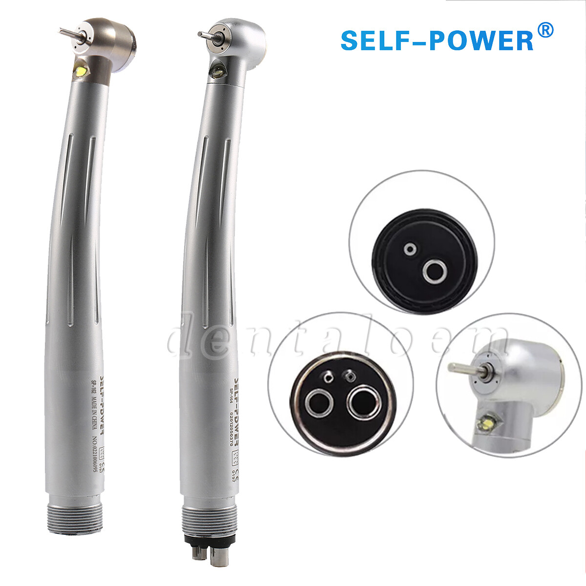 Factory Price Dental LED High Speed Handpiece 3 Water Spray 2 4 Hole Air Turbine