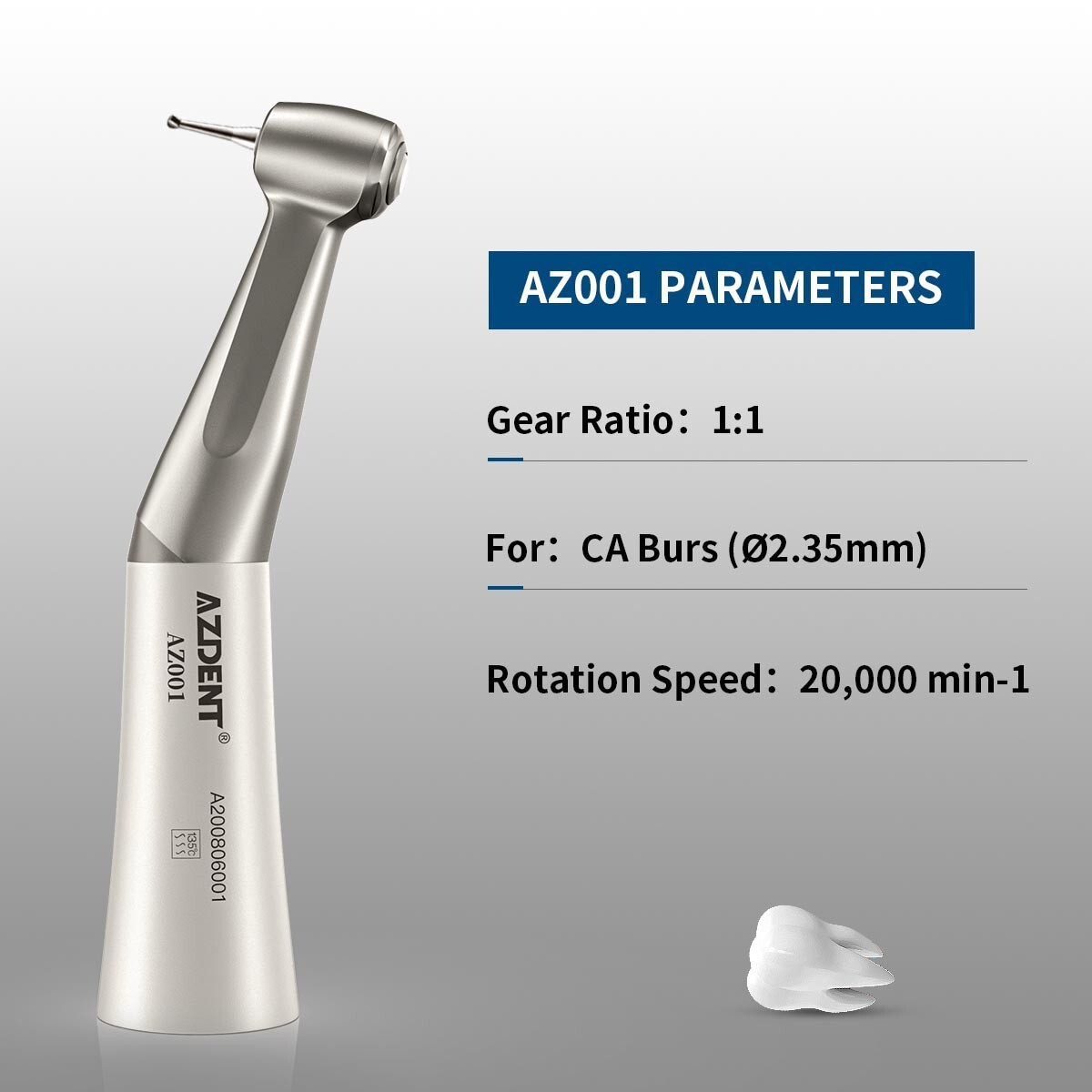 Dental Low Speed Handpiece Kit 4H Contra Angle Straight Air Motor External Spray