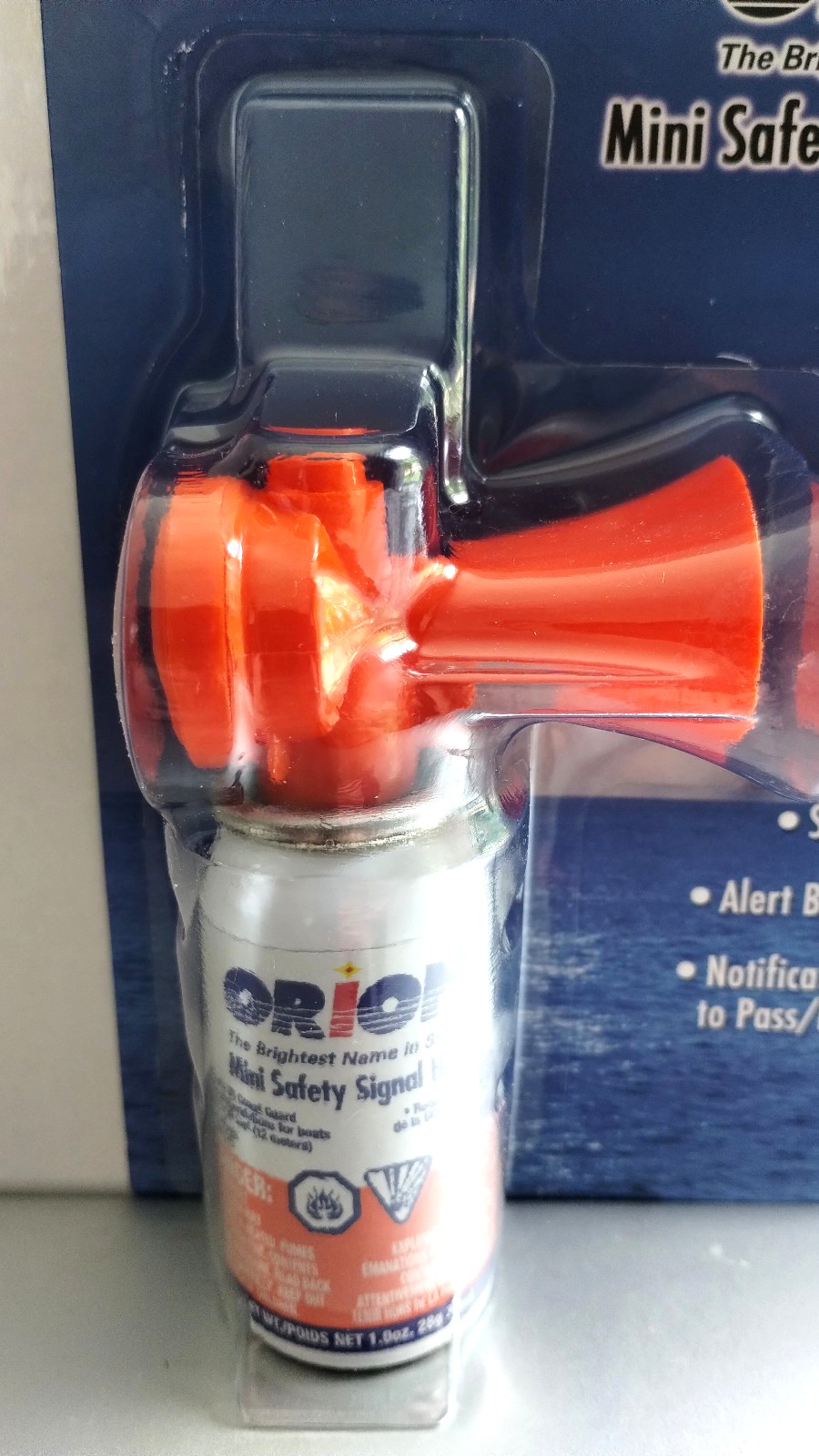 Orion 508 Safety Signal Air Horn for Boats Go-Bags Hunters Hikers SEALED 1