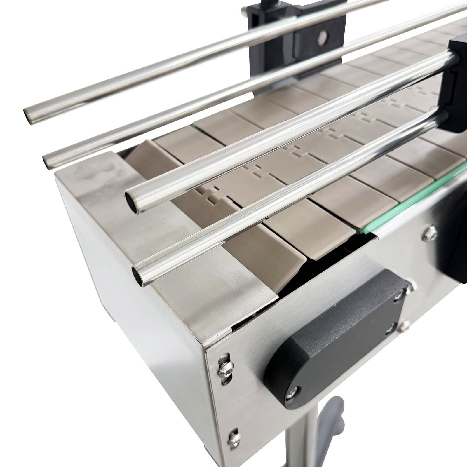 Small Assembly Line Conveyor Belt 77.95in Length 7.75in Width Adjustable Speed