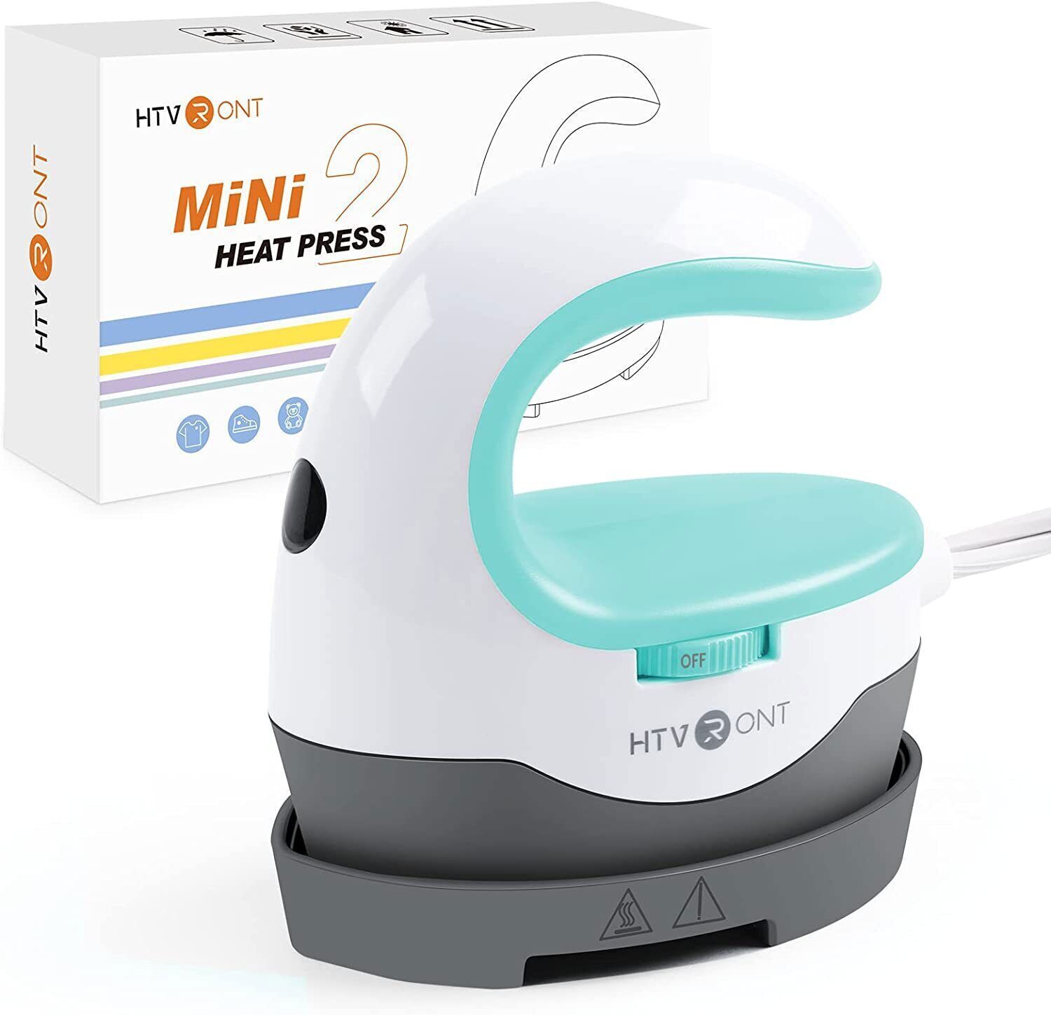 Mini Heat Press Machine,Small Heat Press Portable Iron Press Machine for T Shirt